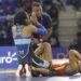 La luchadora cubana Laura Henrin celebra tras derrotar a la venezolana Alexa Álvarez en la final de la división de los 53 kg en los Juegos Centroamericanos y del Caribe Santo Domingo 2026. Foto: Tomada del perfil de Facebook de JIT Deporte Cubano.