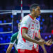 El cubano nacionalizado polaco Wilfredo León celebra la victoria de Polonia en la Liga de Naciones de Voleibol 2026. Foto: Volleyball World.