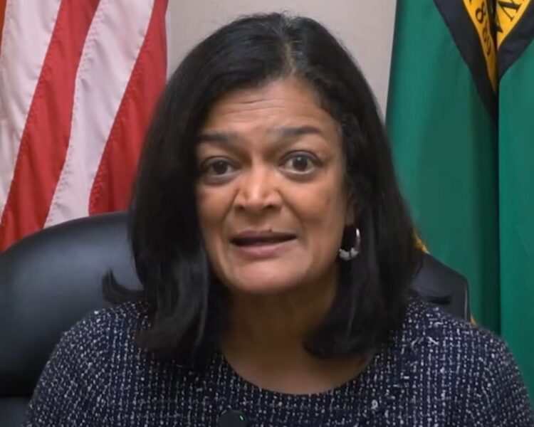 La congresista Pramila Jayapal. Foto: Captura de video @repjayapal en Instagram.