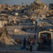 Vista de la destrucción causada por Israel en Jalabiya, al norte de Ciudad de Gaza, el 8 de agosto. Foto: MOHAMMED SABER / EFE