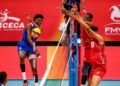 Cuba cerró la Copa Panamericana con una derrota en cinco sets ante República Dominicana en la disputa del quinto puesto. Foto: Tomada de la Agencia Cubana de Noticias (ACN).