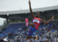 Jorge Hodelín mantiene el reinado cubano en los Juegos Centroamericanos y del Caribe Santo Domingo 2026. Foto: Rodrigo Sura / EFE.