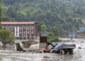 Efectos de la devastadora riada en Nepal. Foto: Narendra Shrestha / EFE.