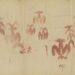 Reproducción de las pinturas rupestres que representan mujeres pariendo hace 6 mil años, en Peñaescrita, en Fuencaliente (Ciudad Real), España, realizada por Francisco Mellado hacia 1920. Museo Virtual de Ecología Humana, CC BY-SA