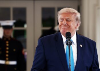 El presidente Donald Trump en una imagen de archivo. Foto: Jim Lo Scalzo / EFE / EPA / POOL / Archivo.