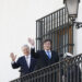 El discurso de Milei fue transmitido horas después de su visita a Chile, donde fue recibido por el presidente, José Antonio Kast. Foto: Elvis González/EFE.