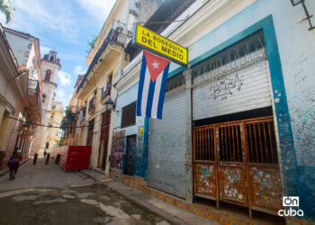 La famosa Bodeguita del Medio, cerrada y sin turistas. Foto: Otmaro Rodríguez.