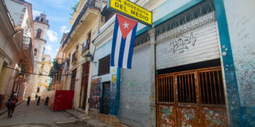 La famosa Bodeguita del Medio, cerrada y sin turistas. Foto: Otmaro Rodríguez.
