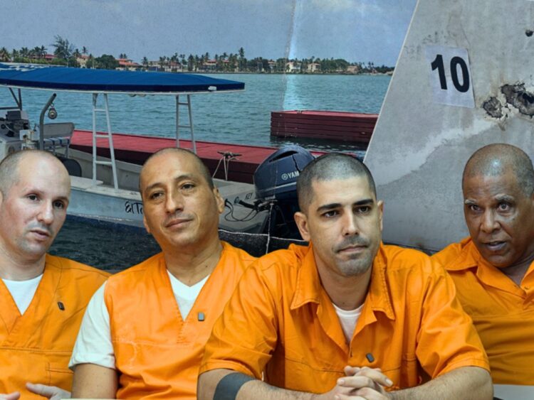 Cuatro sobrevivientes de incursión armada contra Cuba. Foto: Belly of the Beast.