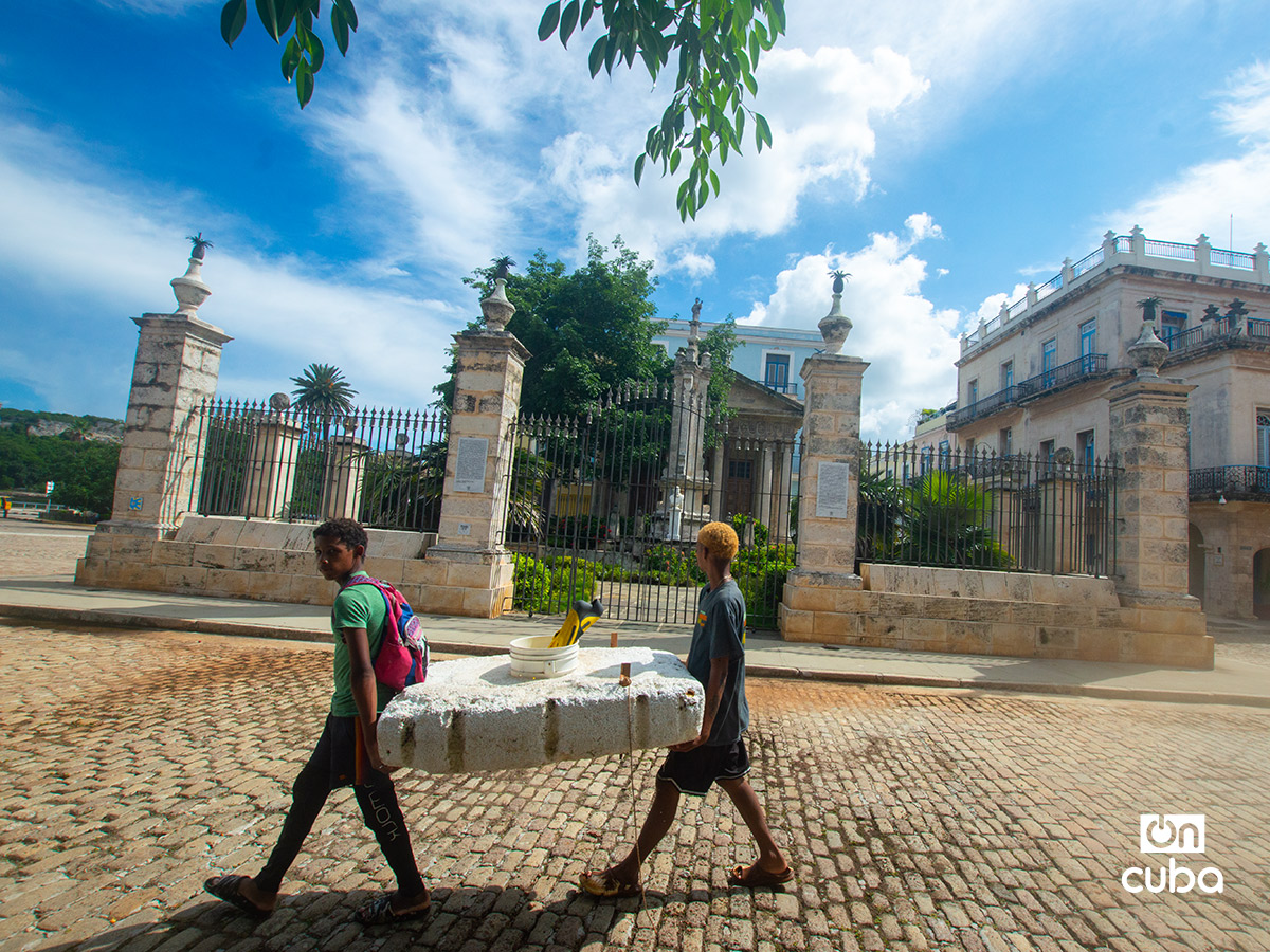 El Templete, también sin visitantes. Foto: Otmaro Rodríguez.