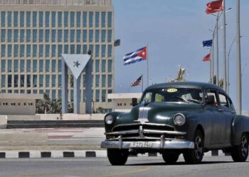 Embajada de EE.UU en La Habana. Foto:  EFE