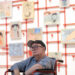 Flavio Garciandía durante la presentación de su exposición 'Flavio Garciandía: Autorretrato no autorizado' en el Museo de Arte Contemporáneo de Monterrey (Marco) este jueves, en Monterrey. Foto: Miguel Sierra/EFE.