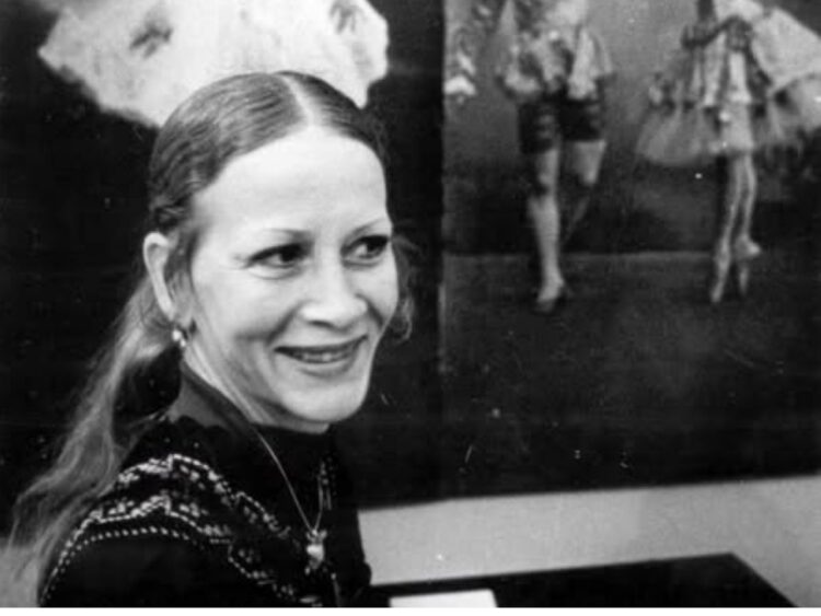 La primera bailarina y maître del Ballet Nacional de Cuba, María Elena Llorente. Foto: Facebook/Ballet Nacional de Cuba.