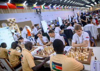 Ronda de apertura de la 46ª Olimpiada Mundial de Ajedrez. Foto: @FIDE_chess / X.