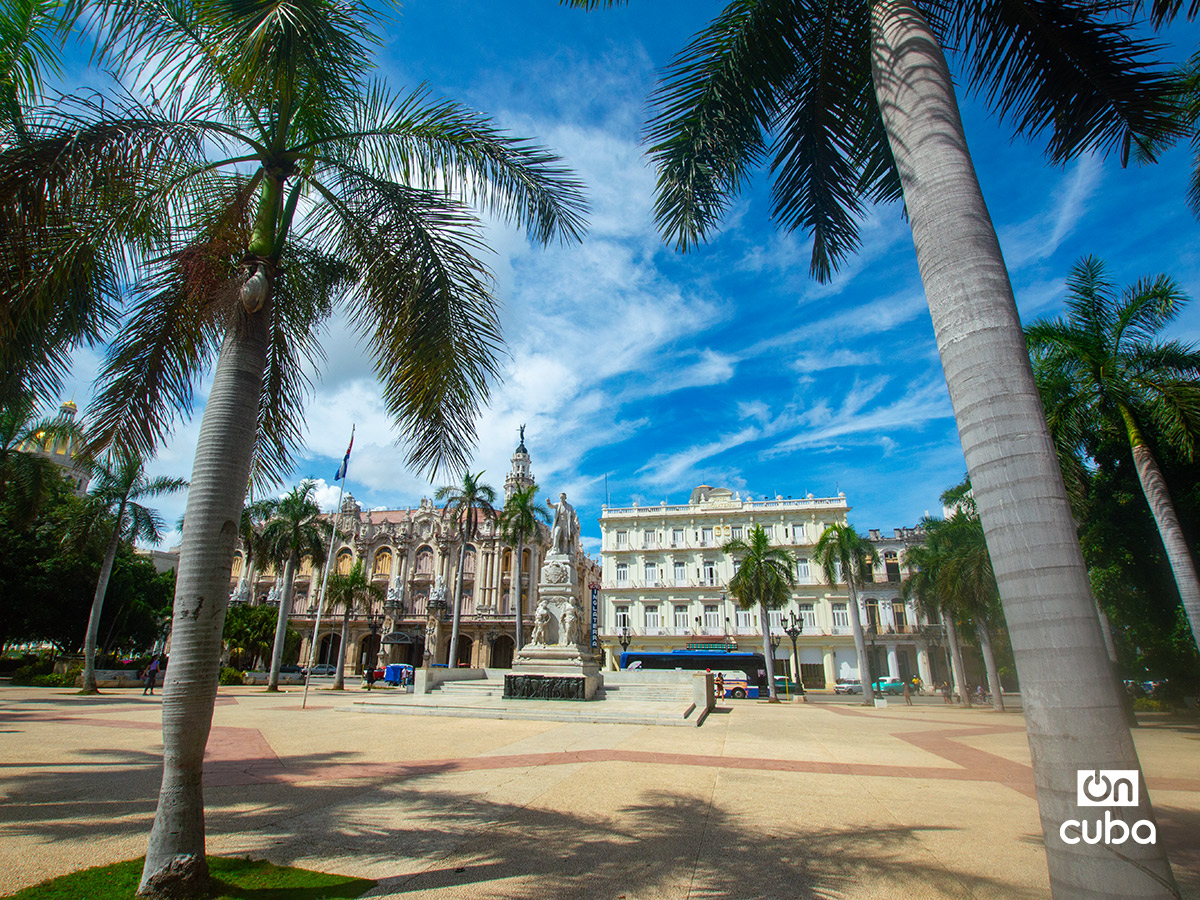 Parque Central, en La Habana. Foto: Otmaro Rodríguez.