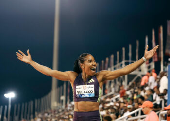 Davisleydi Velazco ha tenido una progresión espectacular desde que se radicó en Puerto Rico con el entrenador cubano Ubaldo Duany. Foto: @Diamond_League