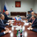 Fotografía difundida por la Cancillería de Rusia en su cuenta en X, sobre el encuentro entre los cancilleres de Cuba, Bruno Rodríguez (2-d), y de Rusia, Serguéi Lavrov (2-i), en el contexto de la Asamblea General de la ONU, en Nueva York, el 23 de septiembre de 2026. Foto: @mae_rusia / EFE.