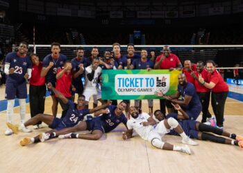 Tras derrotar a Canadá por 3-1, el equipo de Cuba logró la clasificación olímpica para Los Ángeles 2026. Foto: NorcecaInfo / Facebook.