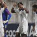 Jugadores cubanos celebran uno de sus goles en su victoria 3-0 ante Granada en la Liga de Naciones de Concacaf, el 25 de septiembre de 2026. Foto: Concacaf.