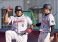 El cubano Alfredo Despaigne en la liga profesional de béisbol de China. Foto: Pelota Cubana / Facebook.