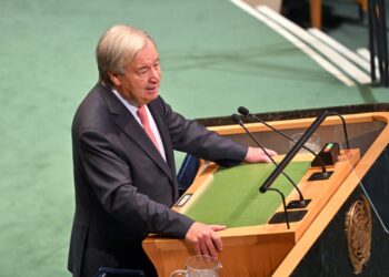 Antonio Guterres habla en la 81.ª sesión de la Asamblea General de la ONU. Foto: MICK TSIKAS/ EFE/EPA.