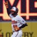 El cubano Luis Robert Jr. abrió su cuenta jonronera con los Orioles de Baltimore. Foto: @Orioles / X.