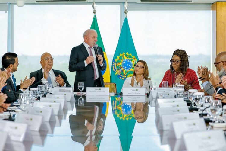 Encuentro del presidente brasileño, Lula da Silva, con líderes evangélicos de Cuba, EE.UU. y Brasil, el 16 de septiembre de 2026. Foto: @LulaOficial / X.