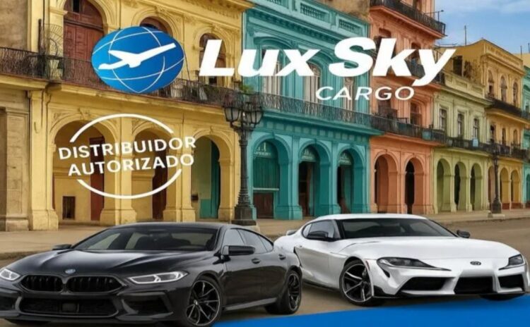 Fragmento de imagen publicitaria de Lux Sky Cargo. Foto: Tomada del perfil de Facebook de la empresa.