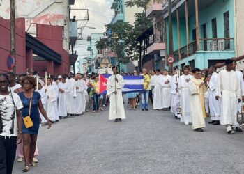 Procesión de la Virgen de la Caridad del Cobre en Santiago de Cuba, el 8 de septiembre de 2026. Foto: Tomada del perfil de Facebook del Arzobispado de Santiago de Cuba.