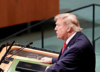 Donald Trump en la 81ª Asamblea General de Naciones Unidas, este martes en Nueva York. Foto: Octavio Guzmán/EFE.