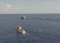 La Guardia Costera intercepta el buque mercante Grace y continúa las operaciones para interceptar envíos de combustible cubano. Foto: U.S. Coast Guard.
