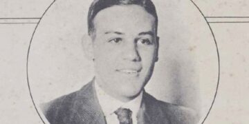 Carlos Aguirre, el erudito y simpático joven muerto en un accidente inusitado. Foto: Social, octubre de 1923.