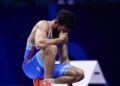 Luis Orta en el Mundial. Foto: UWW.