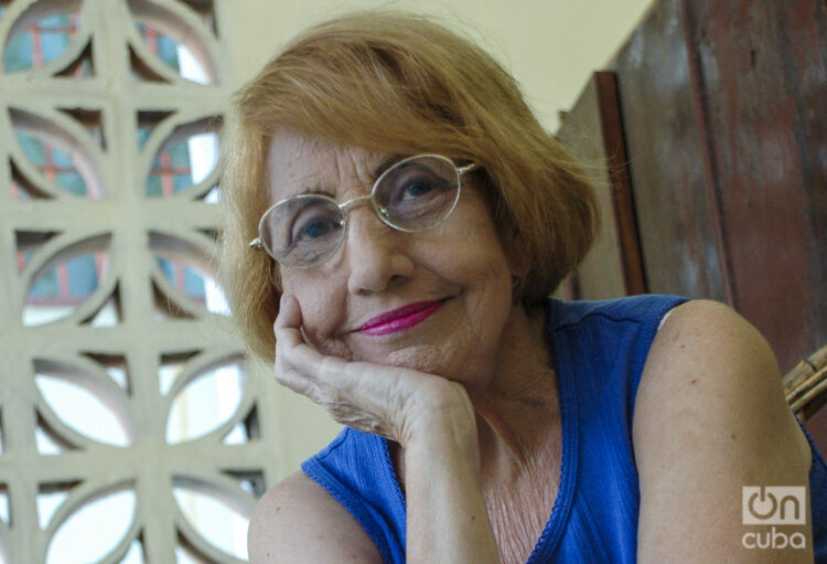 María Elena Llana en los tiempos de nuestra conversación. Foto: Kaloian.
