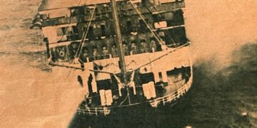 Morro Castle, trasatlántico insignia de la Ward Line que cubría la ruta Nueva York–Habana. Foto: Bohemia, 21 de junio de 1959.