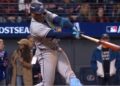 Yandy Díaz. Captura de video compartido por @RaysBaseball