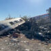 Captura de vídeo facilitado por la Guardia Civil del lugar del siniestro mientras los servicios de emergencia continúan este jueves con los trabajos de rescate de los dos trenes accidentados de Urda. Foto: EFE