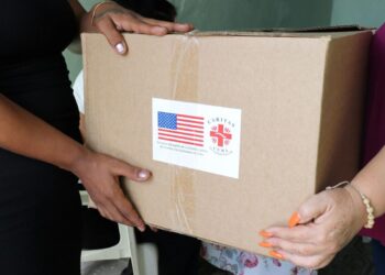 Ayuda humanitaria de EE.UU. a Cuba distribuida por Cáritas. Foto: Tomada del perfil en Facebook de Cáritas Cuba.
