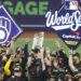 Los Cerveceros de Milwaukee celebran su título en la Serie Mundial 2026 de la MLB. Foto: Gary Bogdon / EFE / EPA.