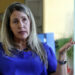 La ministra de Educación de Cuba, Naima Ariatne Trujillo Barreto, habla durante una entrevista con EFE. Foto: Ernesto Mastrascusa / EFE.
