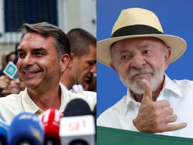 Flavio Bolsonaro y Lula da Silva disputan las elecciones presidenciales en Brasil este domingo. Fotos: EFE.