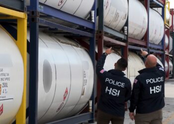Cargamento incautado. Captura de pantalla de video del Homeland Security Investigations Miami (HSI).