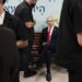 Benjamin Netanyahu después de votar este martes. Foto: JEWEL SAMAD/EFE/EPA/ POOL.