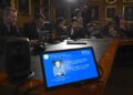 Anuncio del físico Francis Halzen como ganador del Premio Nobel de Física 2026, en una conferencia de prensa en la Real Academia Sueca de Ciencias, en Estocolmo. Foto: CHRISTINE OLSSON/EFE/EPA