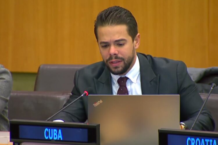 Imagen de archivo del diplomático cubano Richard Tur de la Concepción, expulsado por el Gobierno de EE.UU. tras un incidente con integrantes de la delegación estadounidense en la ONU. Foto: misiones.cubaminrex.cu / Archivo.