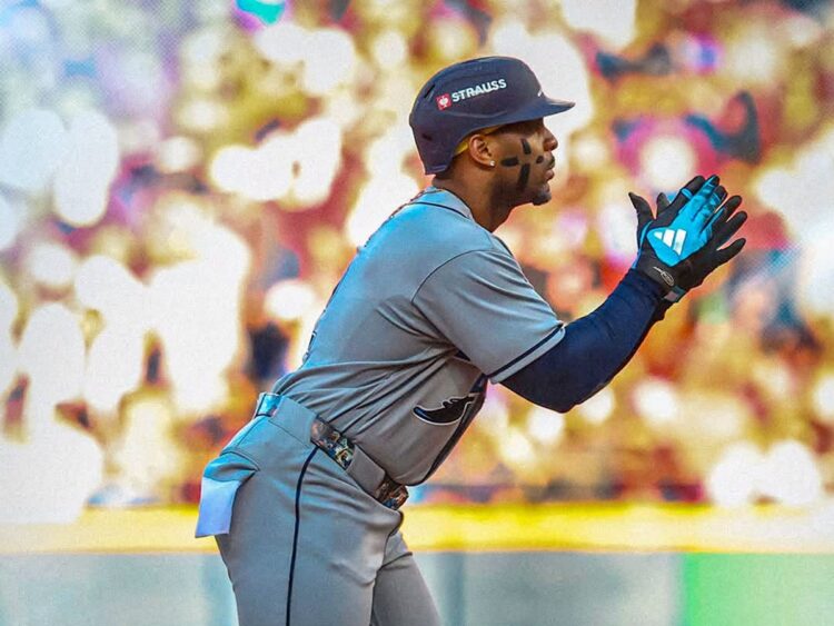 El cubano Yandy Díaz ha sido protagonista por los Rays de Tampa Bay en la Serie de Campeonato de la Liga Americana. Foto: Tomada del perfil de Facebook de los Tampa Bay Rays.